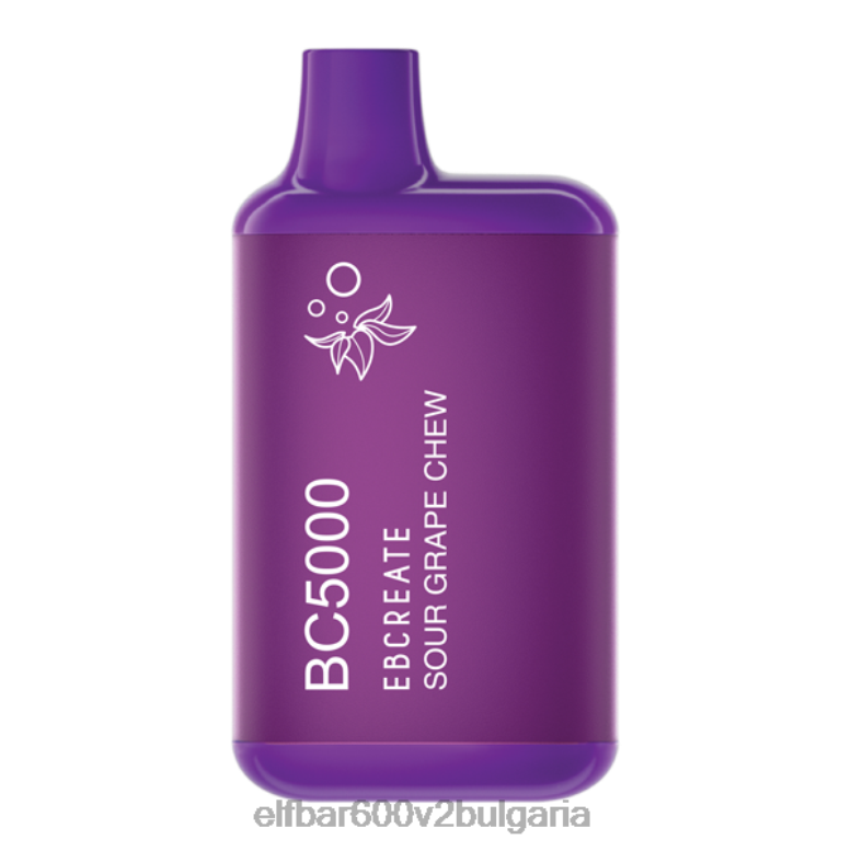 кисело грозде дъвчете ebcreate bc5000 термично издание потребител - 50 mg - единиченL26FH302 ELF BAR България