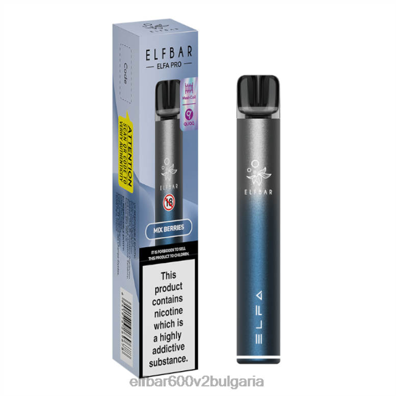 elfa pro pod kit - акумулаторна twilight purple + mad blue предварително напълнена капсула L26FH74 ELF BAR Bulgaria