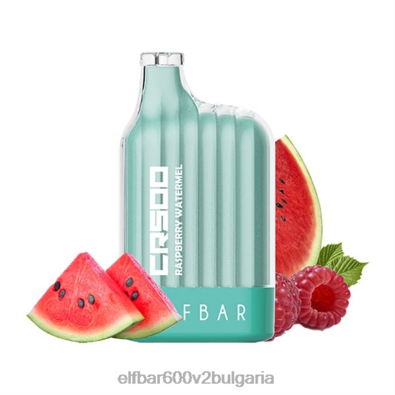cr5000 вейп за еднократна употреба 5000 впръсквания малинова диня L26FH330 ELF BAR Price