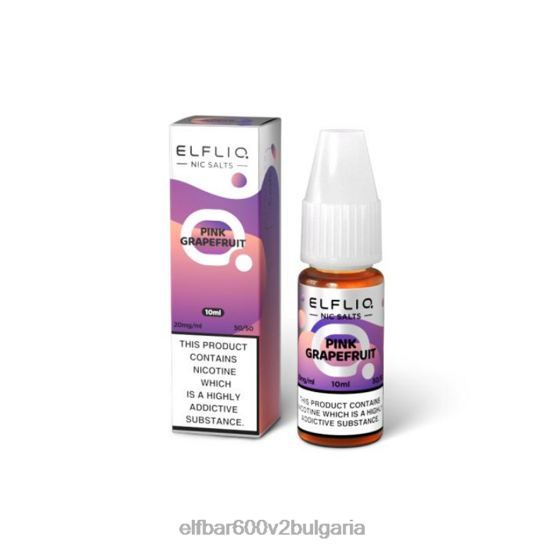 elfliq розов грейпфрут никелови соли - 10 ml-20 mg/mlL26FH203 Елф Бар България
