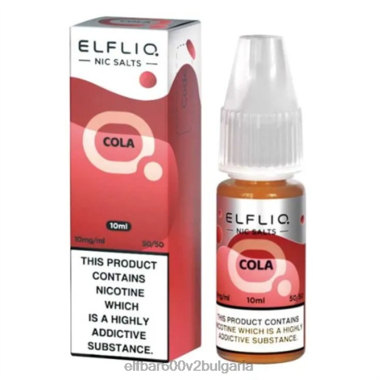 elfliq nic salts - cola - 10ml-20 mg/mlL26FH195 ELF BAR 5000 Bulgaria